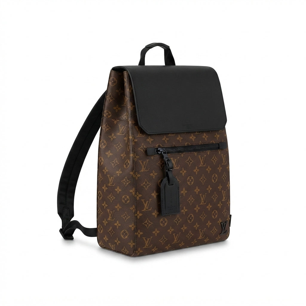 Louis Vuitton Monogram-Patterned Canvas Backpack – Brown - View 1