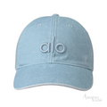 Alo Yoga | Washed Off-Duty Adjustable Baseball Cap in Light Denim Blue - View 1