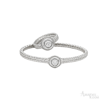 Van Cleef & Arpels Jewelry | Diamond Motif Bracelet and Ring Set