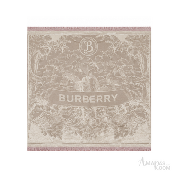 Burberry | Scarf Oak Leaf Cream - View 1
