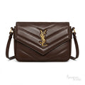 Saint Laurent Loulou Crossbody Bag – Dark Brown - View 1