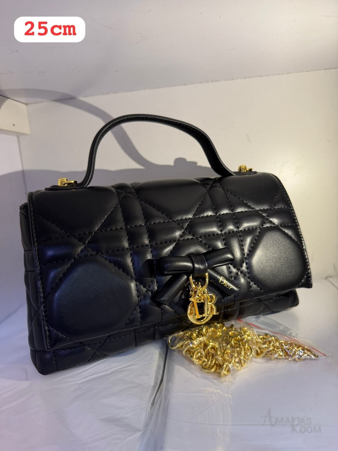 Dior Bag Top Handle Mini Black – product view
