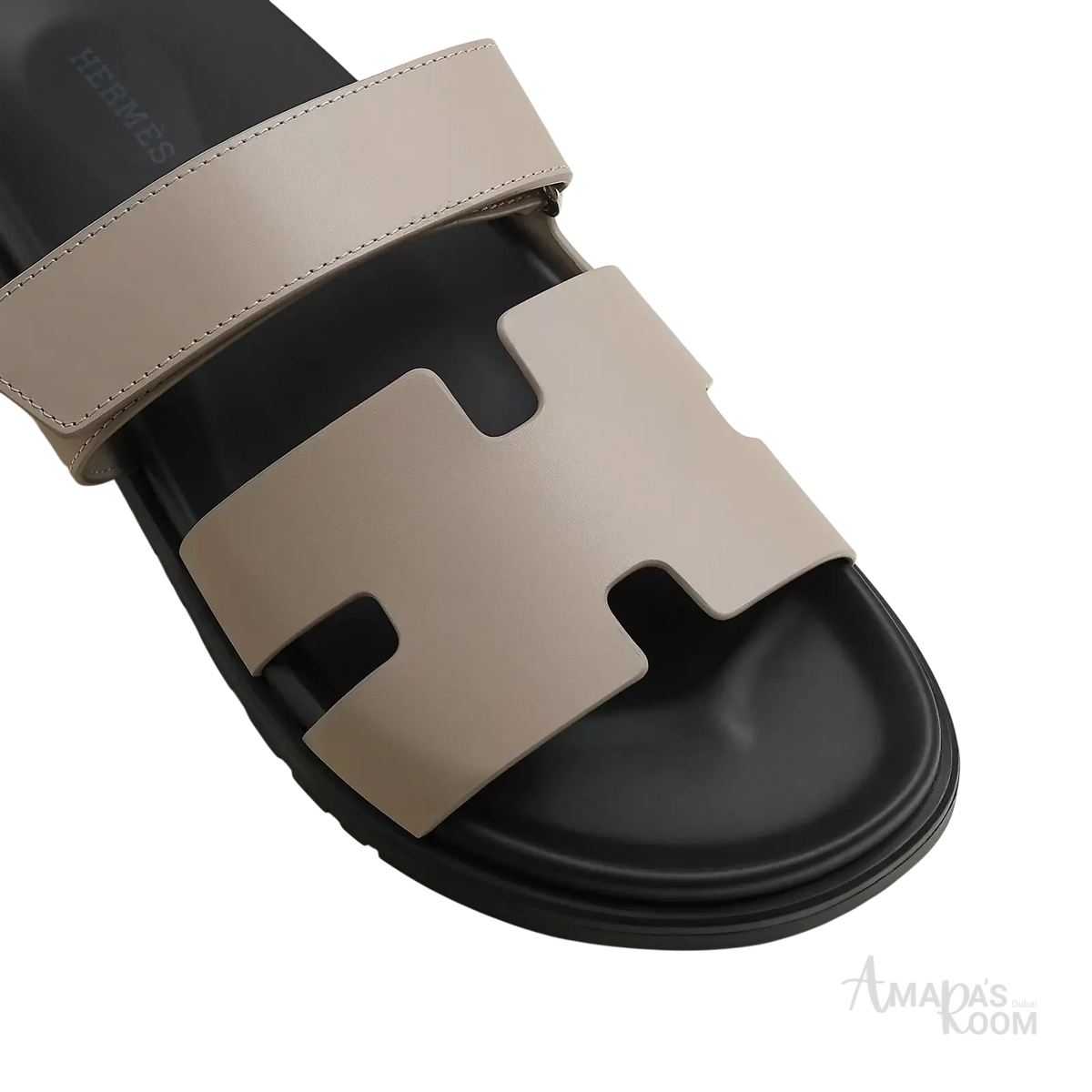 Hermès Chypre Sandals – Beige Galet - View 2