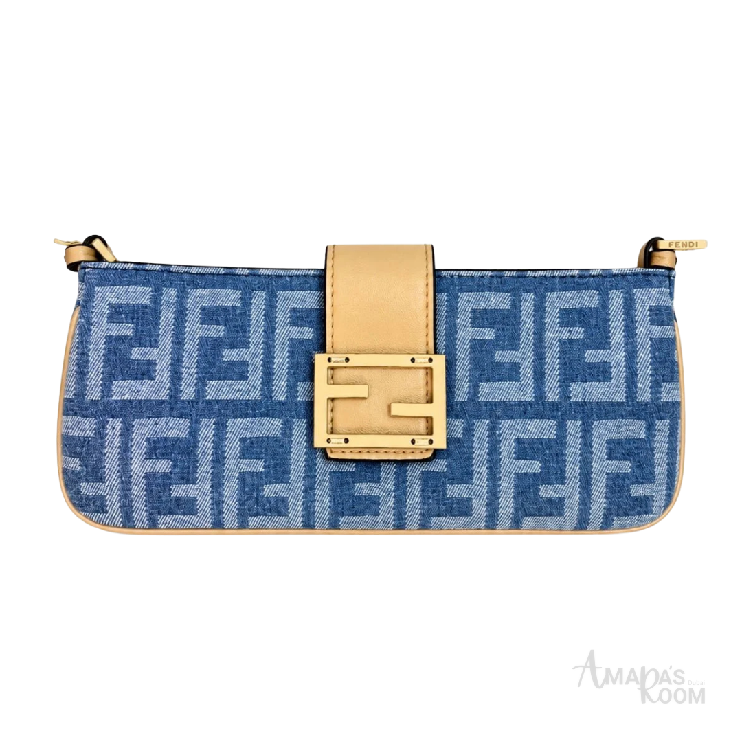 Fendi Baguette Bag – Blue - View 1