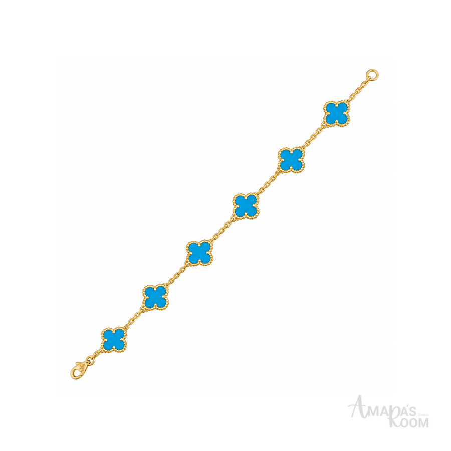 Van Cleef Jewelry | Motif Turqouise Bracelet