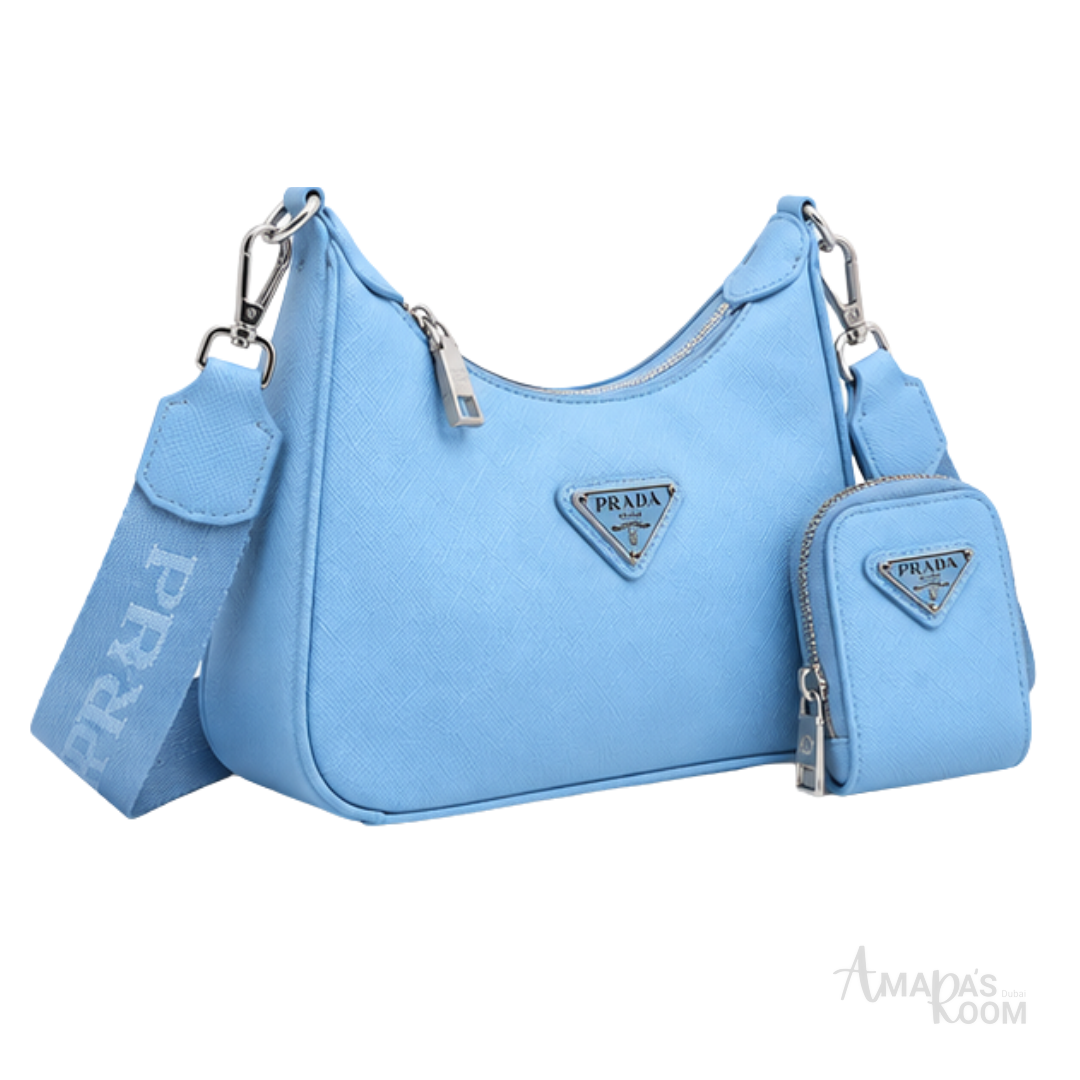 Prada Bag | Re-Edition 2005 Shoulder Bag – Light Blue