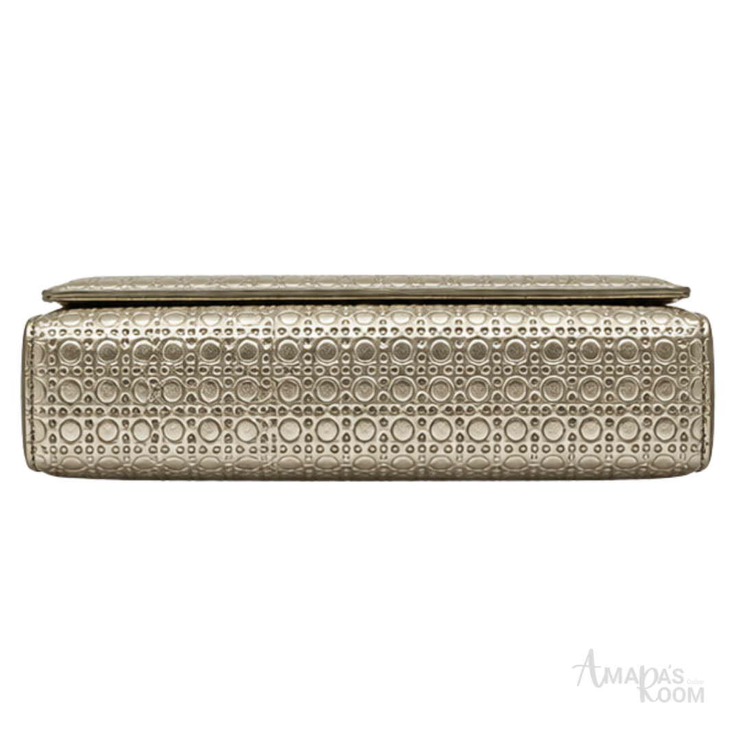 CHRISTIAN DIOR Bag | Lady Dior Croisière Wallet on Chain (WOC) – Champagne Gold – Metallic Gold