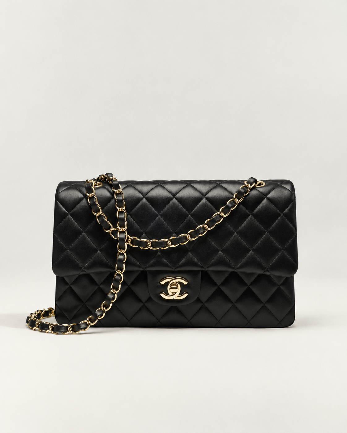 CHANEL CLASSIC BAG DOUPLE FLAP CHAIN