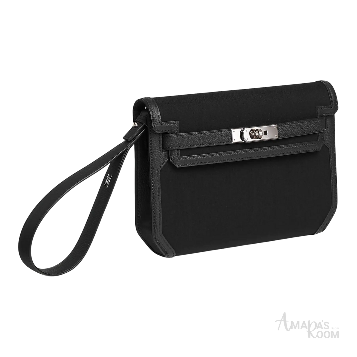 Hermès Depeche 25 Pouch – Noir / Noir - View 2