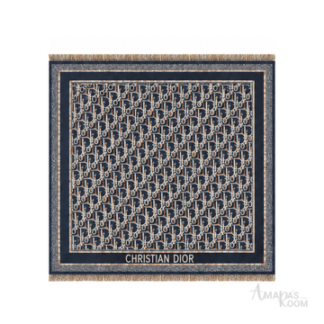 Dior Scarf | D-Oblique Navy Blue
