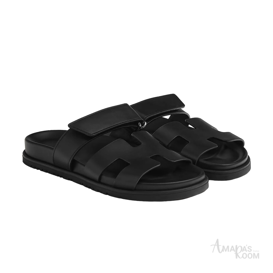 Hermès Chypre Sandals – Noir - View 1