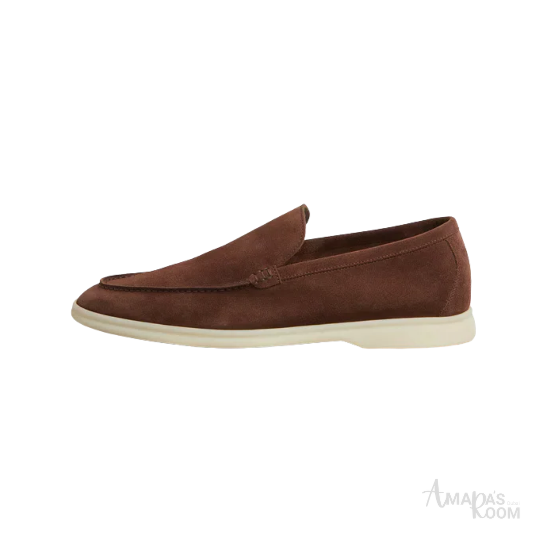 Loro Piana Footwear | Summer Walk Suede Brown