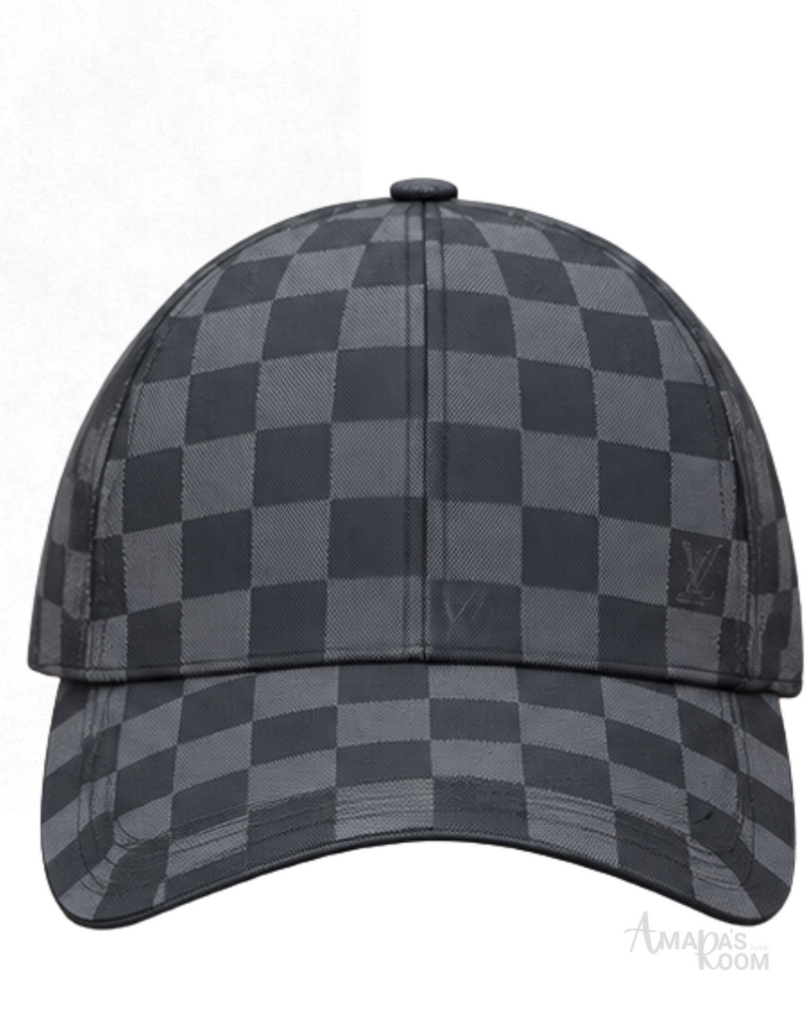 Louis Vuitton Cap | Black Grey Baseball