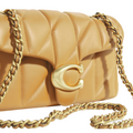 Coach Tabby Quilted Leather Shoulder Bag – Light Brown - View 3