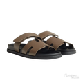 Hermès Chypre Sandals – Étoupe - View 1
