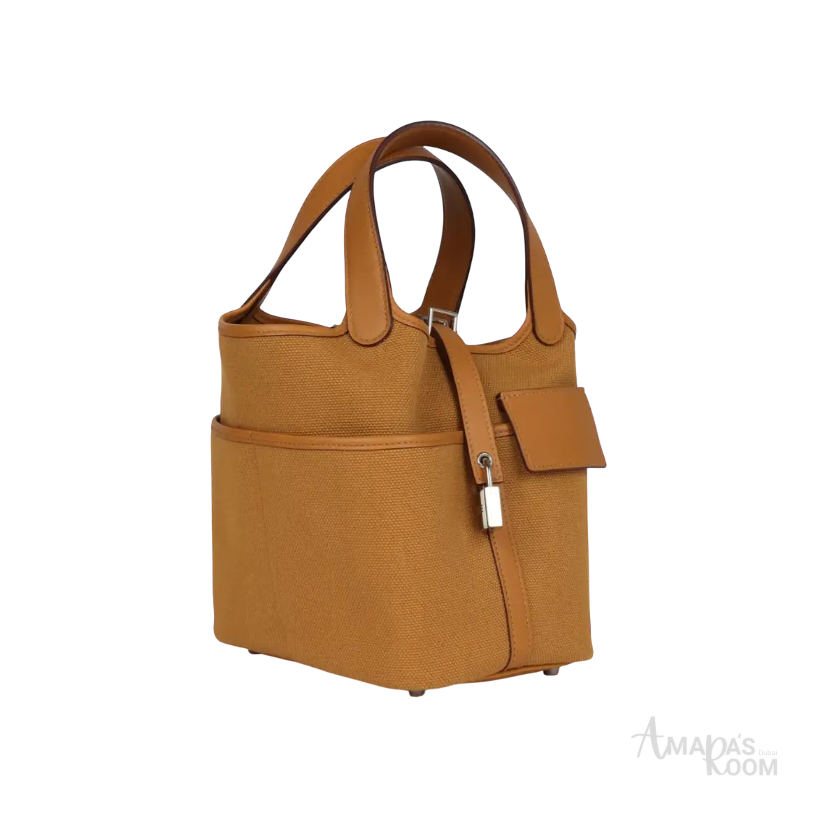 Hermès Picotin Cargo 18 Sesame Swift / Toile Canvas Palladium Hardware - View 2