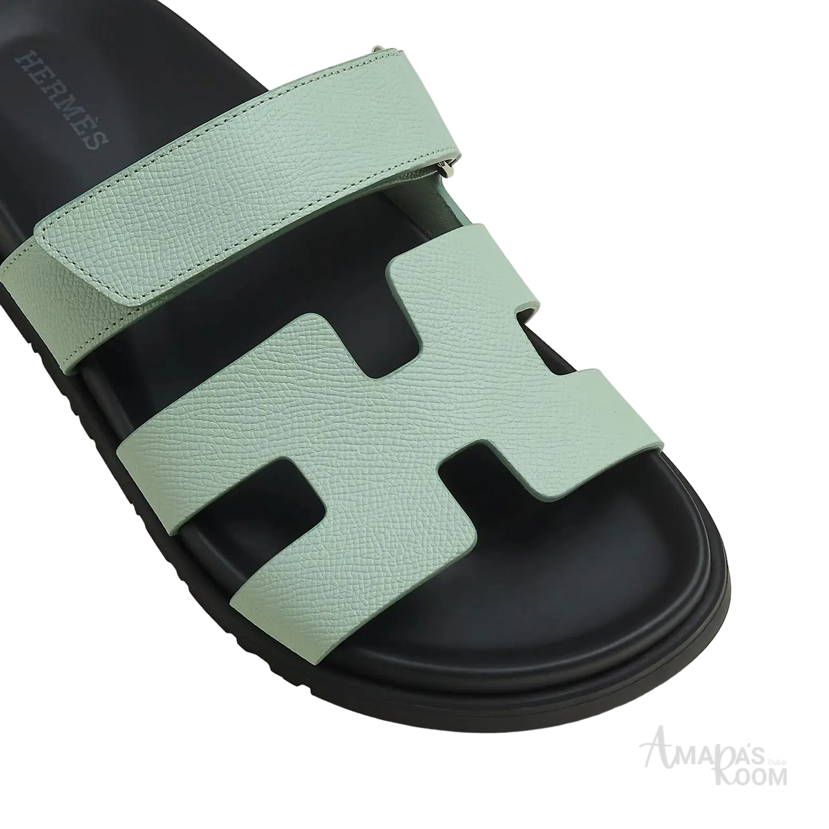 Hermès Chypre Sandals – Vert Jade - View 2