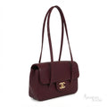 Chanel Preppy Coco Small Flap Bag – Dark Burgundy - View 3