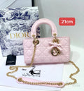 Dior Lady D-Joy Quilted Leather Bag – Pink - View 5