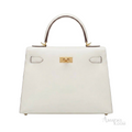Hermès Kelly Sellier Bag – White - View 2