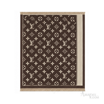 Louis Vuitton Scarf | Classic Chocolate Brown