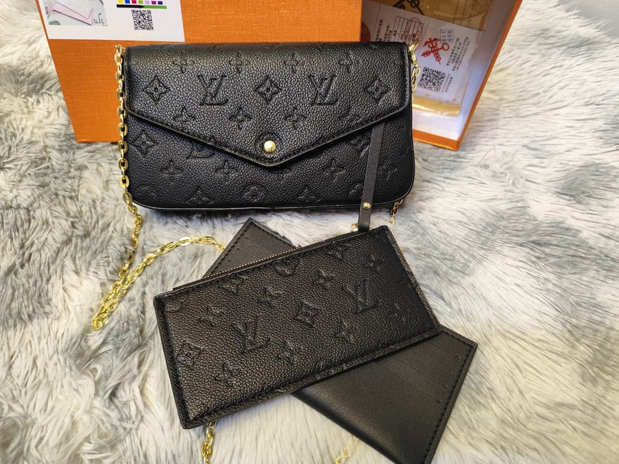 Louis Vuitton Bag Félicie Pochette Black – product view