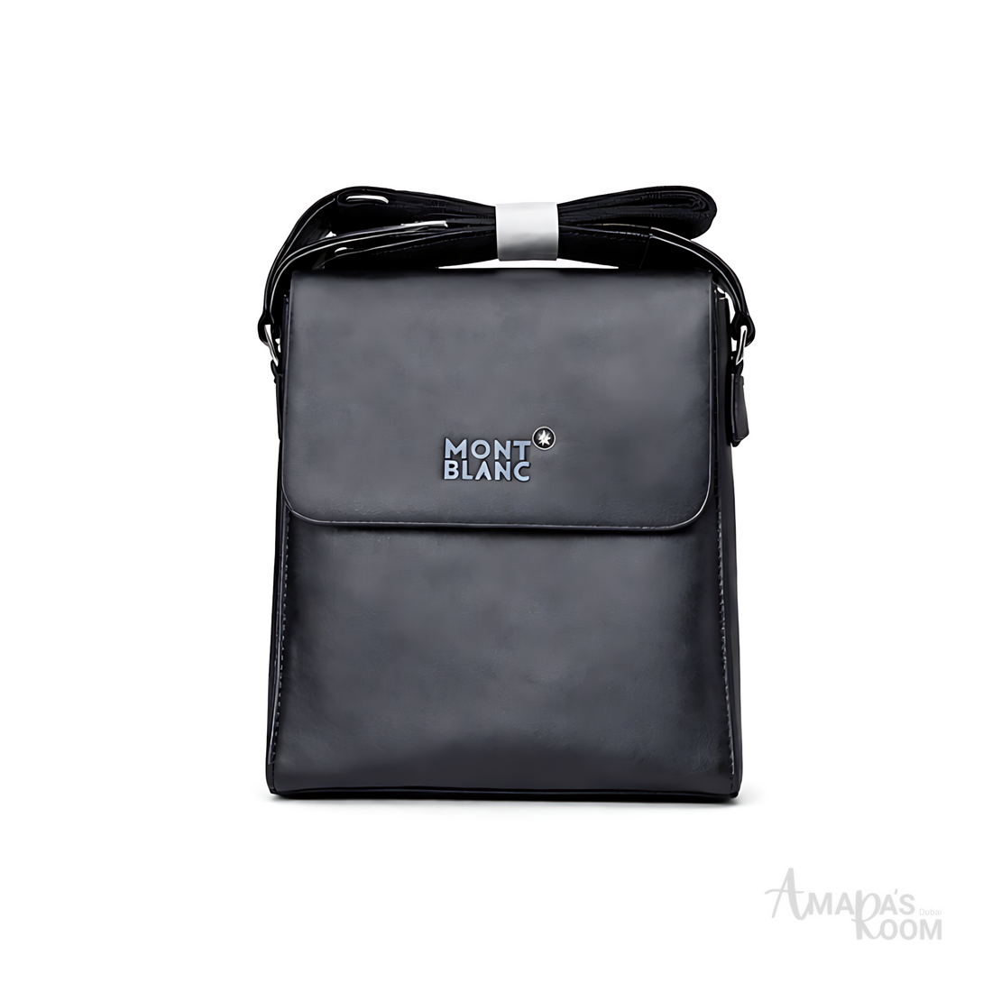 Mont Blanc Crossbody Bag | Mont Blanc Black Leather - View 1