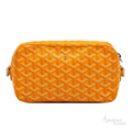 Goyard Cap-Vert PM Canvas Crossbody Bag – Yellow - View 3