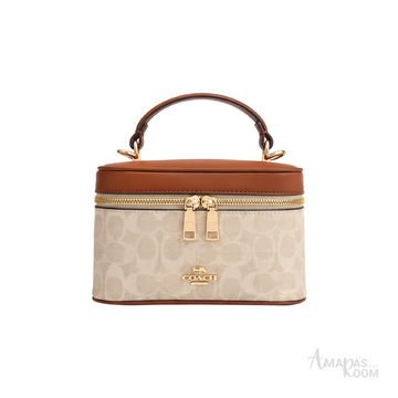 Coach Vanity Case Crossbody Bag – Nude & Brown - View 1