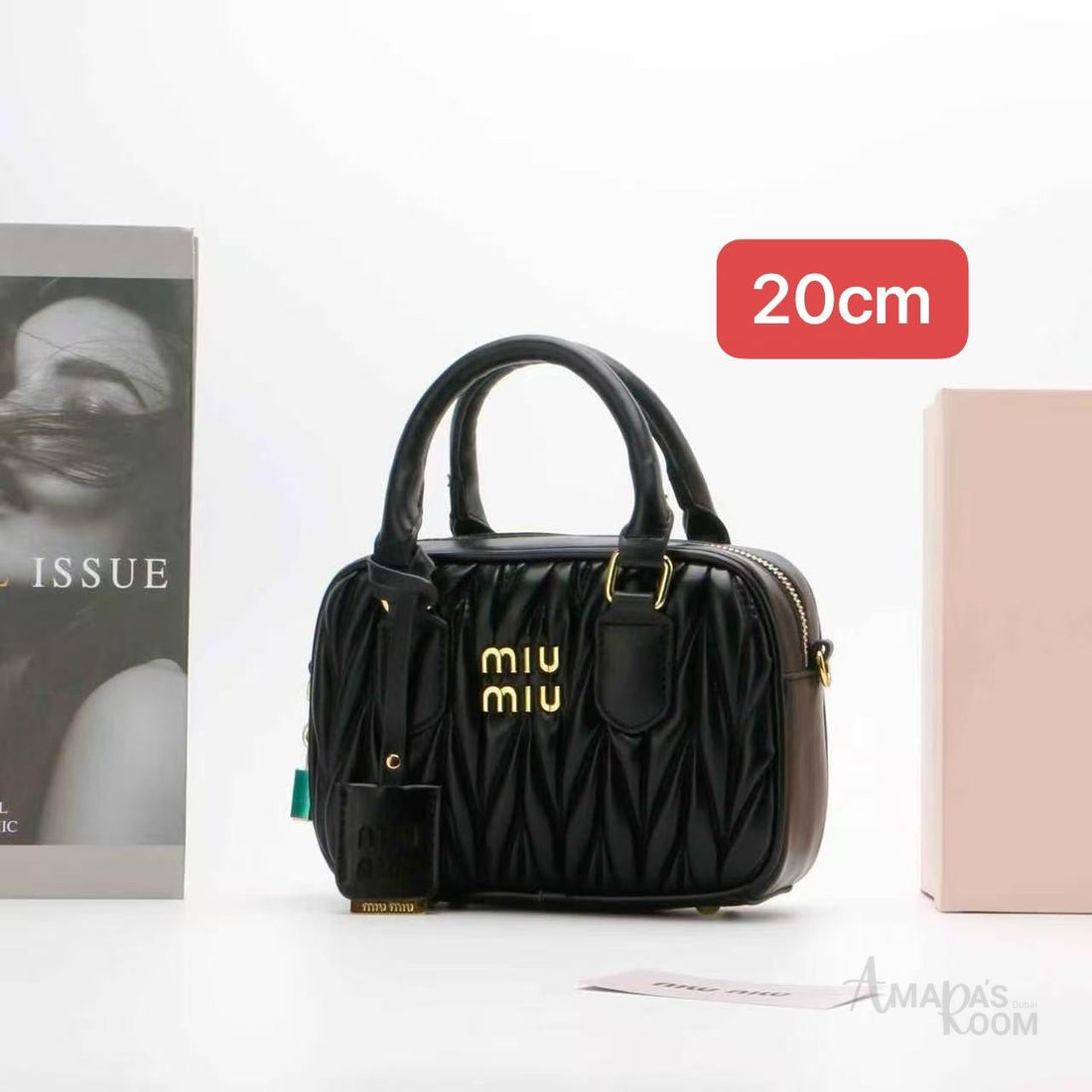 Miu Miu Bag Arcadie Matelassé Nappa Leather – product view