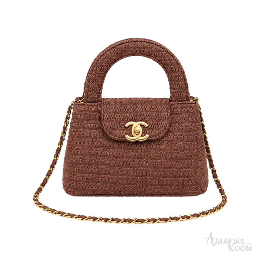 Chanel Nano Kelly Flap Bag Burgundy – product view
