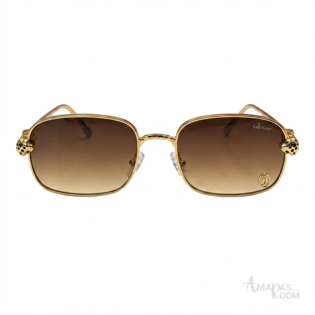 Cartier Sunglasses Panthère Brown Gradient - View 1