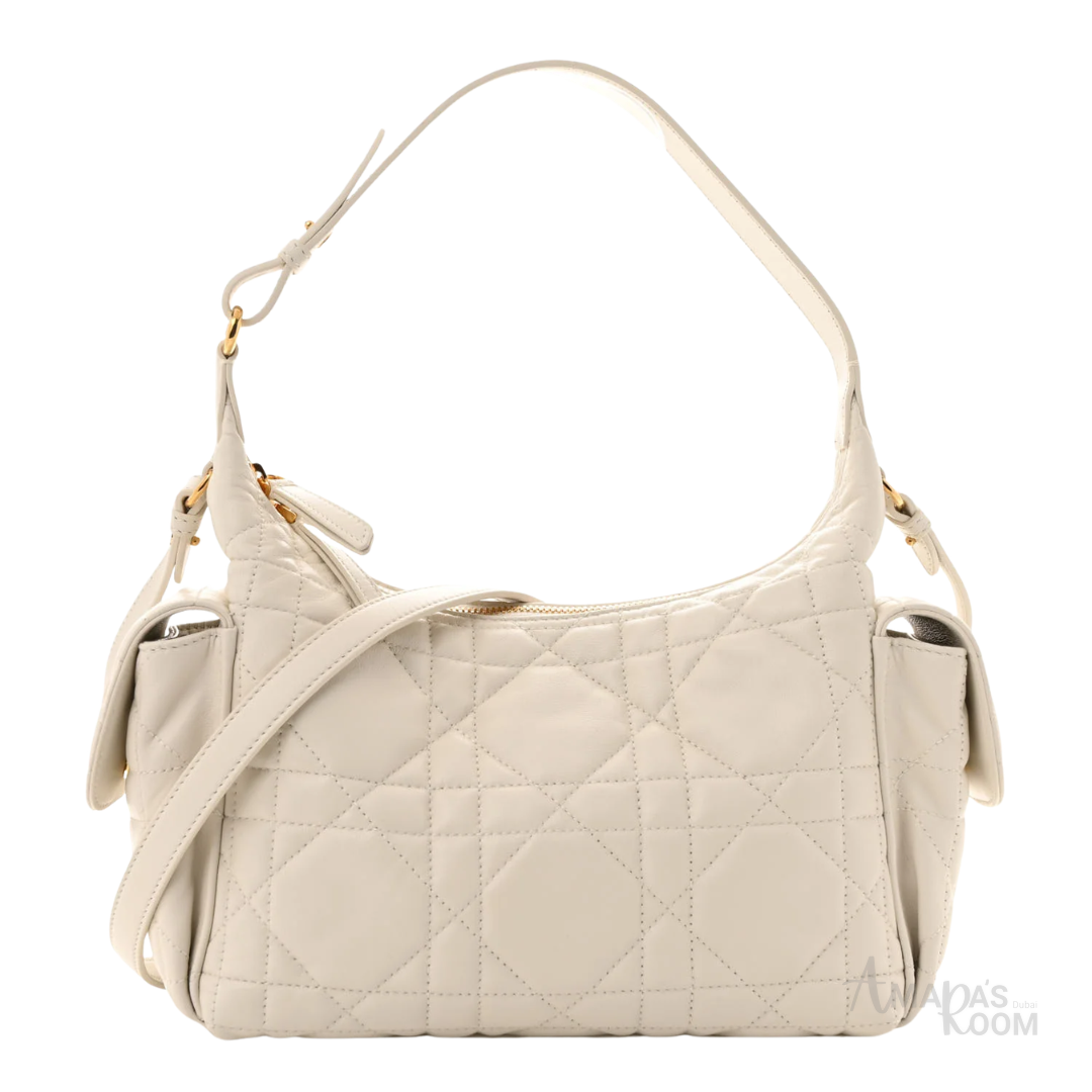 Dior D-Dream Bag – Latte White Macrocannage - View 1