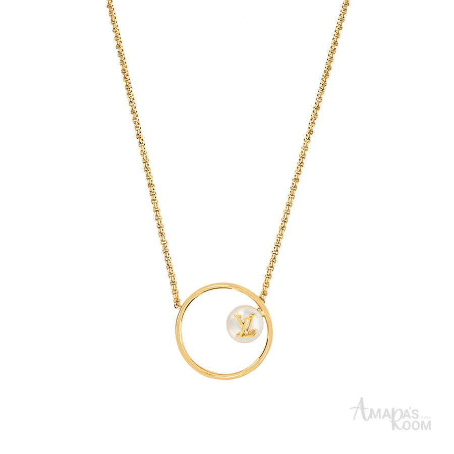 Louis Vuitton Jewelry | LV Eclipse Pearls Necklace Gold