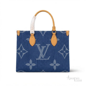Louis Vuitton OnTheGo MM Tote Bag – Blue - View 1