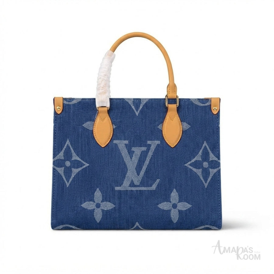 Louis Vuitton OnTheGo MM Tote Bag – Blue - View 1