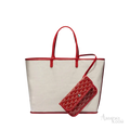 Goyard Saint Louis Tote Bag – Red - View 2
