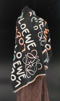 Loewe | Scarf Handwritten Signature Black - View 5