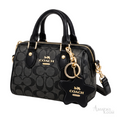 Coach Bag | Mini Rowan Crossbody Bag – Charcoal – Black Signature