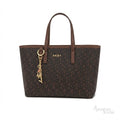 DKNY Bryant Logo-Print Tote Bag – Brown - View 1