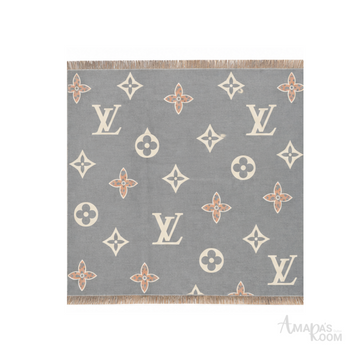 Louis Vuitton Scarf | Monogram Check Grey
