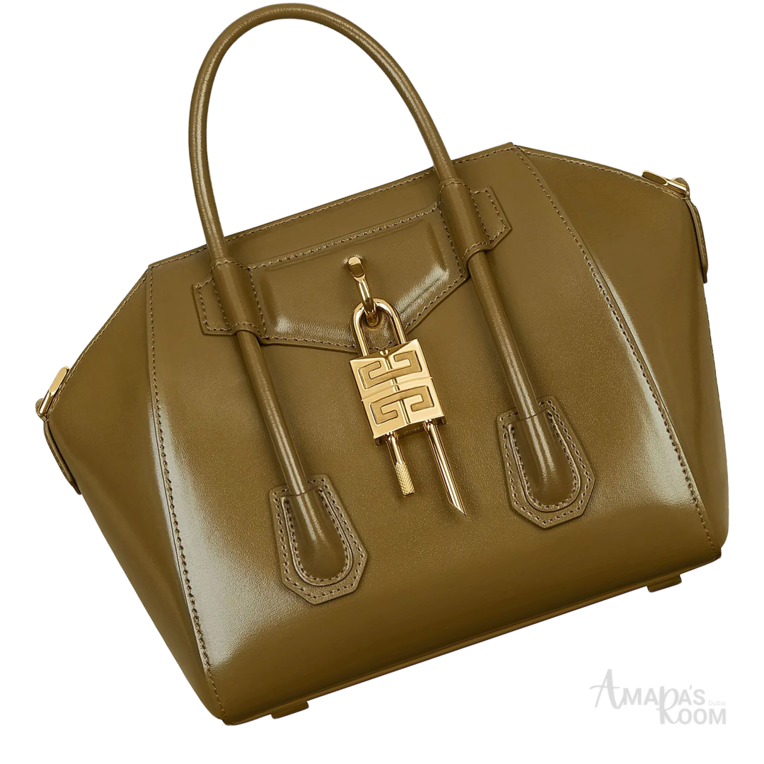 Givenchy Box-Style Leather Bag – Dark Khaki - View 2