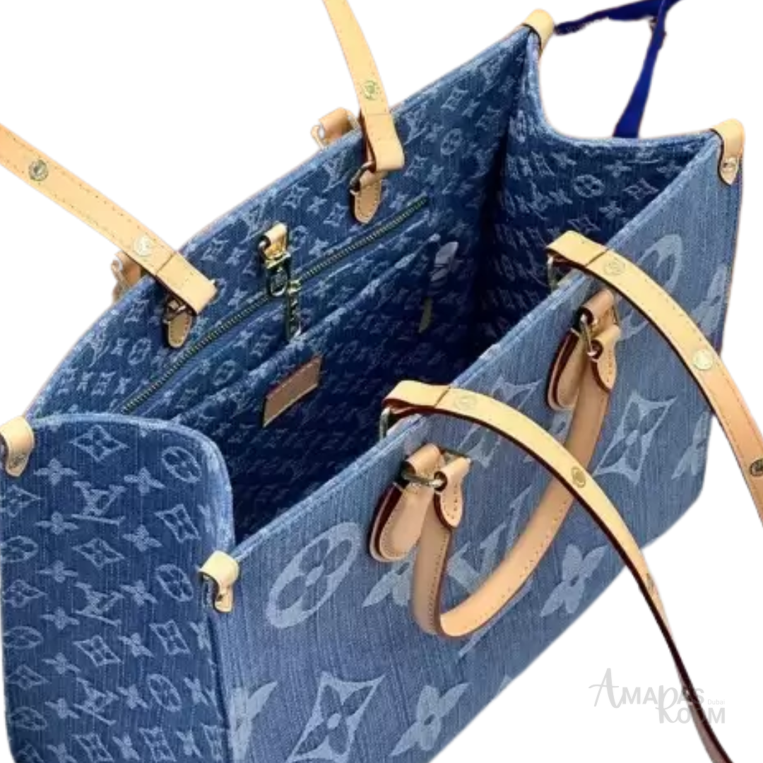 Louis Vuitton Denim Bag – Blue - View 3