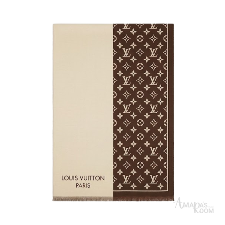 Louis Vuitton | Scarf Split Dark Brown - View 1