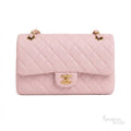 Chanel Classic Flap Bag – Pink Quilted Leather - View 1