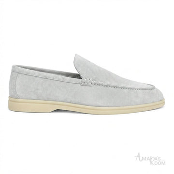 Loro Piana Footwear | Summer Walk Suede Grey