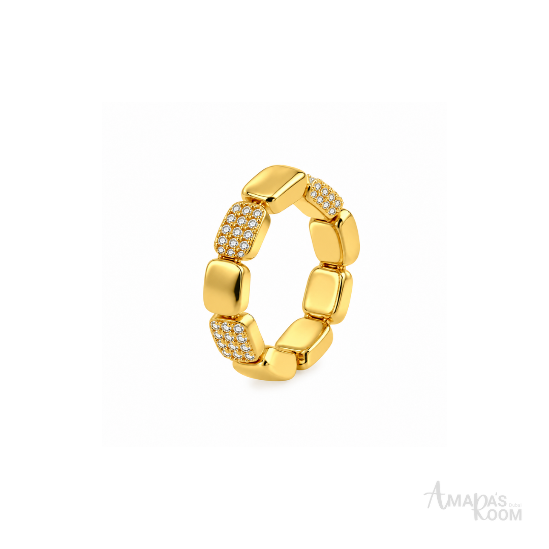 APM Monaco Gold & Diamond Set