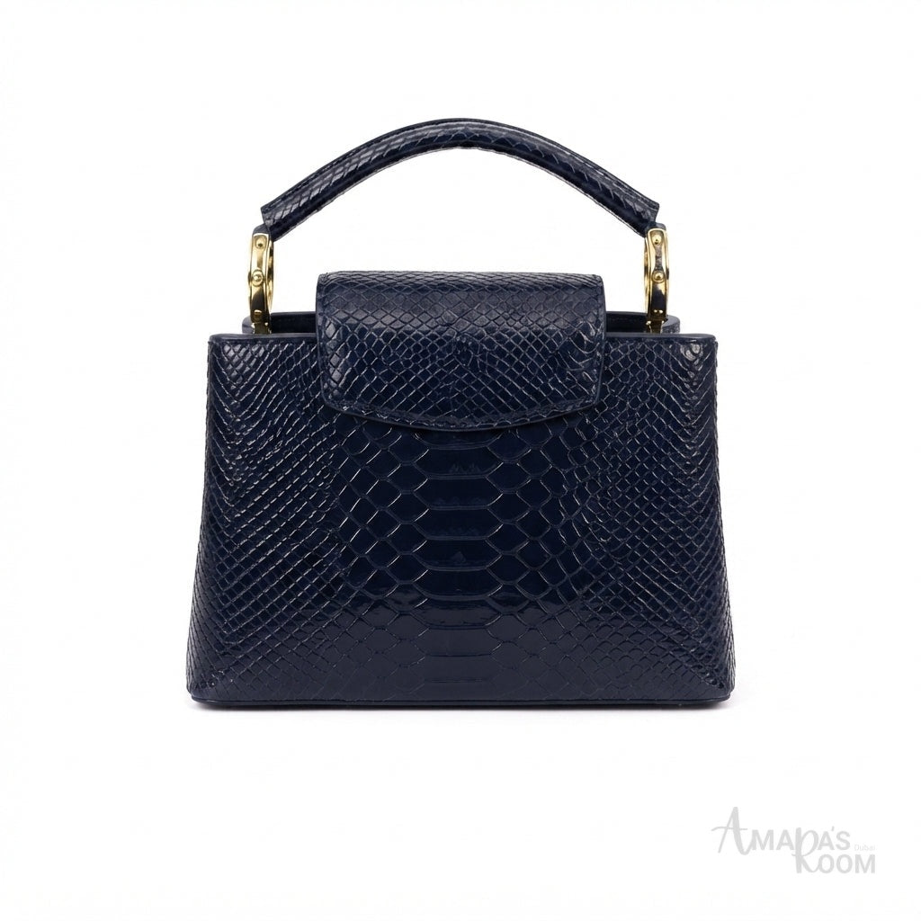 Louis Vuitton Capucines Mini Handbag – Black - View 1