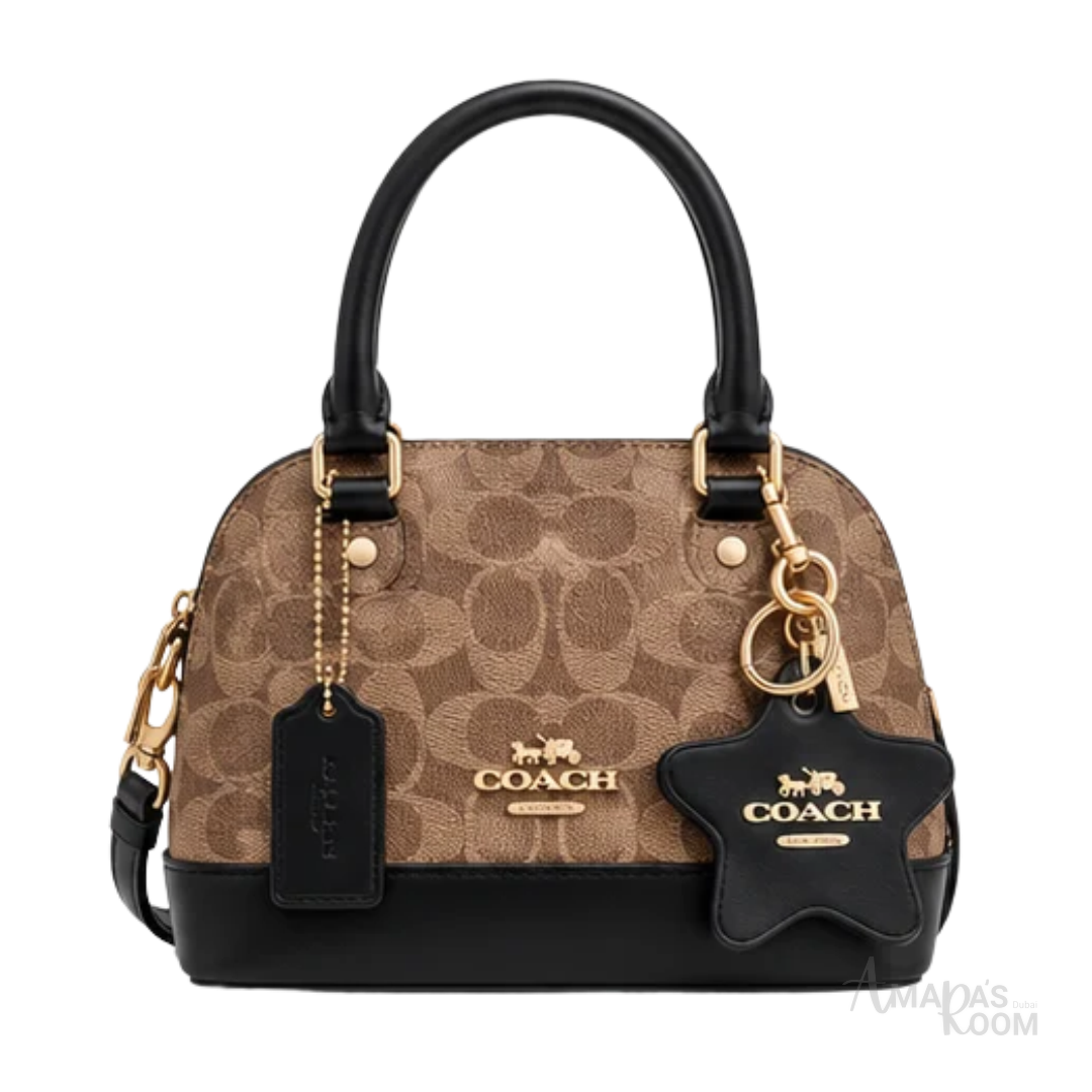 Coach Bag | Mini Sierra Satchel – Brown – Black
