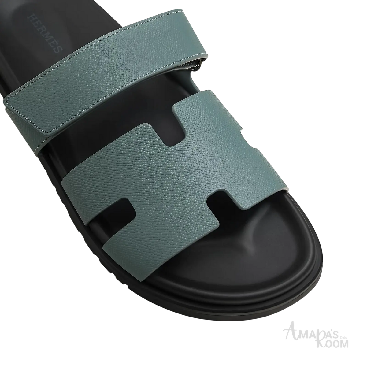 Hermès Chypre Sandals – Bleu Tonnerre - View 2